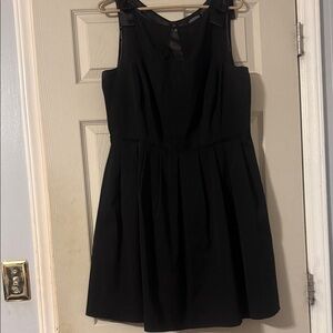 Tahari Woman Black Mini Dress